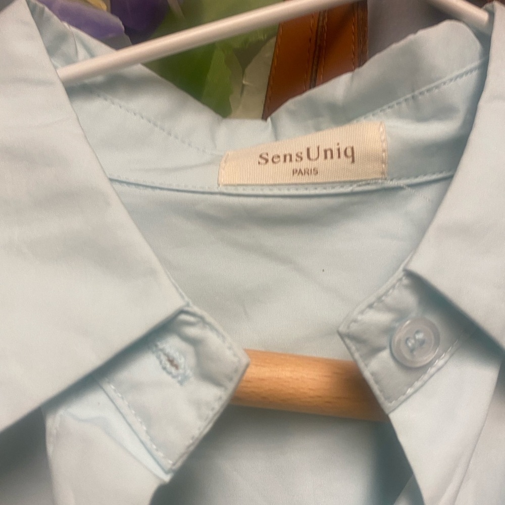 Oversized Poplin Shirt Dress - Picture 3 of 5